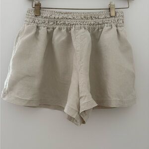 Anthropologie Somerset Linen Shorts